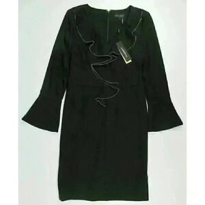 NWT $149 Donna Karan NY Womens 8 Bell-Sleeve Dress